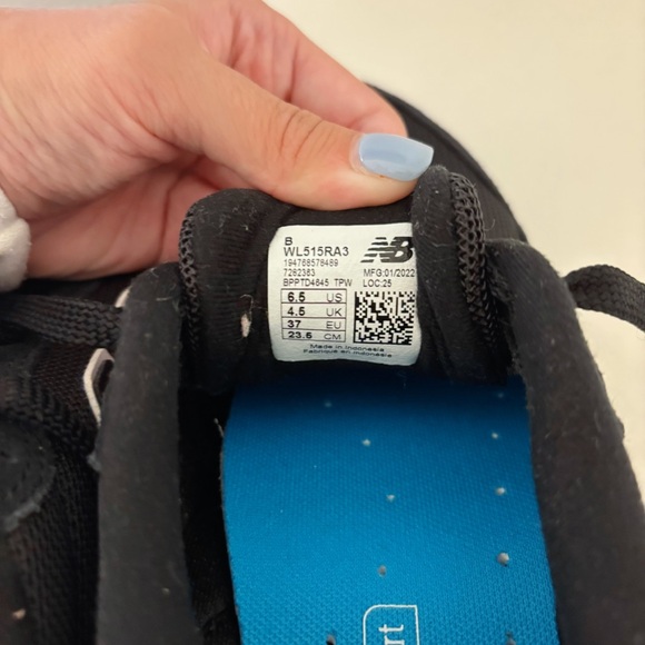 New Balance Women's 515 Sneaker Black - Size 6.5 - Picture 8 of 10